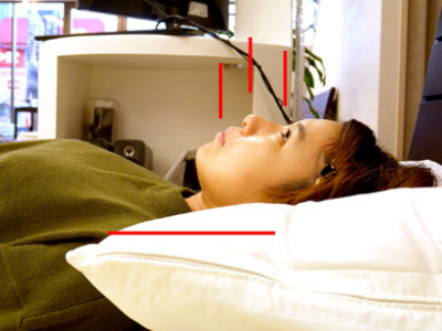 オーダーメイド枕の実例・睡眠改善研究室