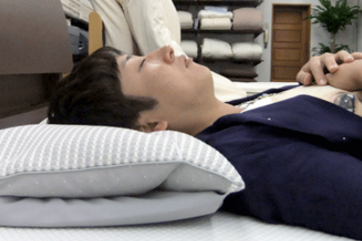 オーダーメイド枕の大阪　睡眠改善研究室での作成事例【男性】